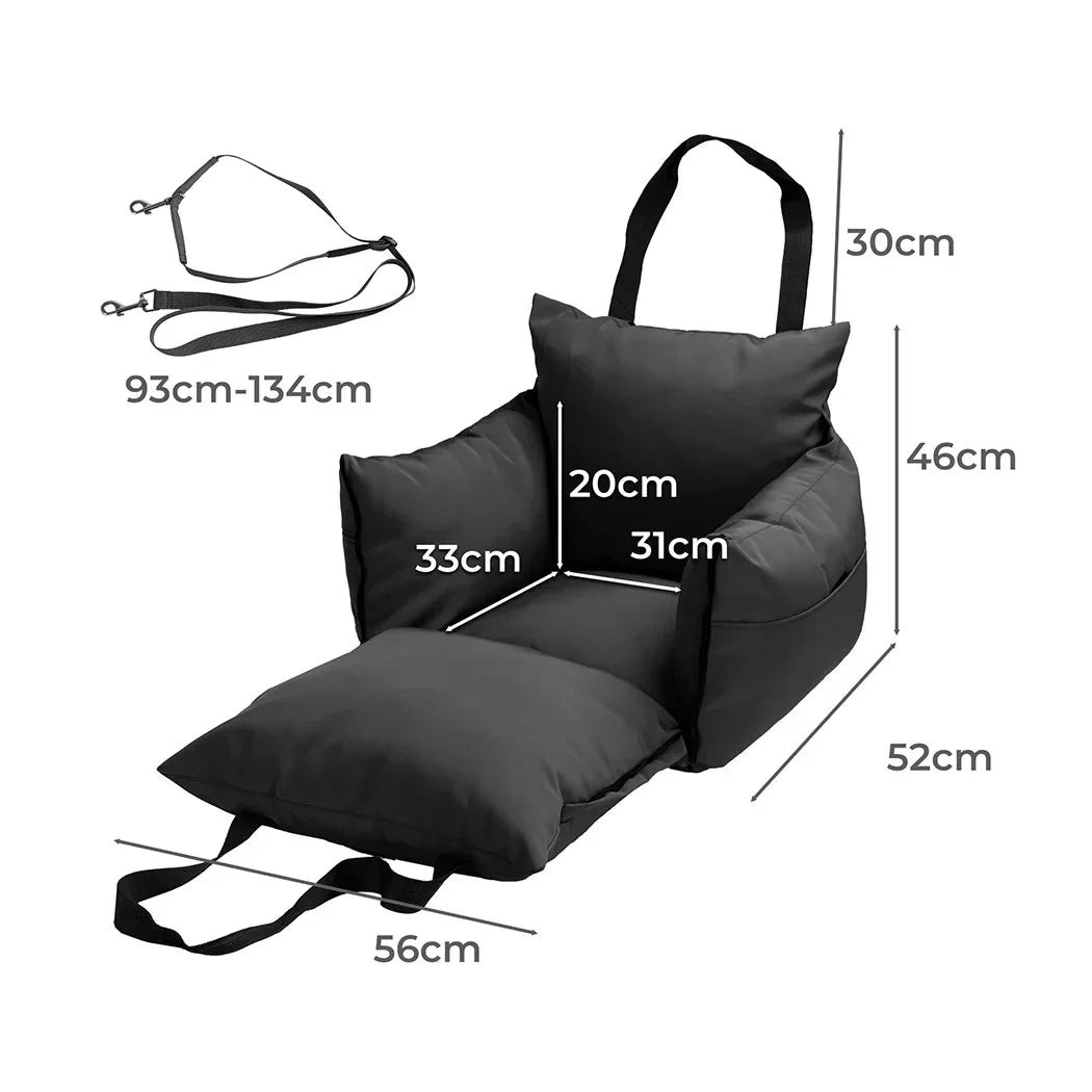 PaWz Dog Car Seat Booster Belt Black-2006733006483623938