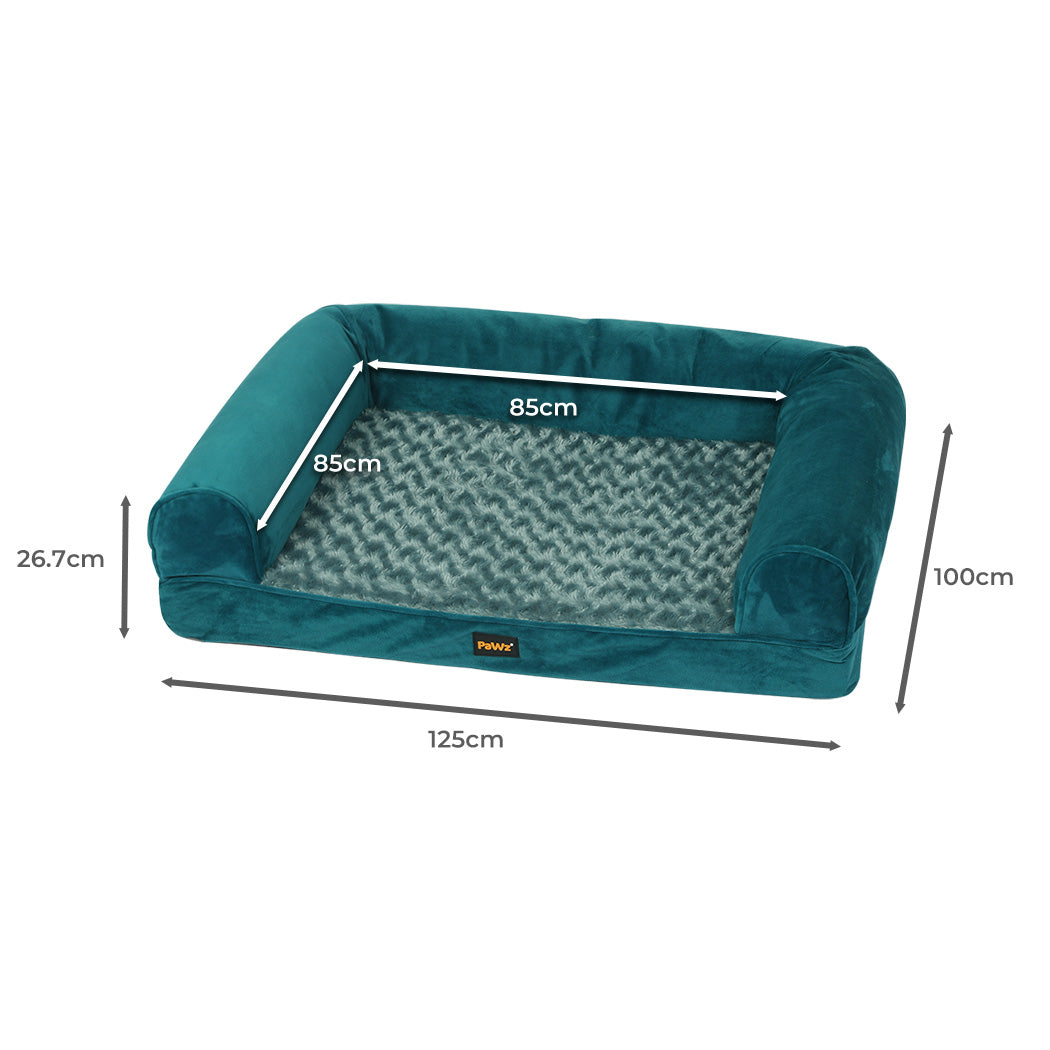 PaWz Pet Bed Sofa Dog Bedding Soft Warm XXL Blue XX-Large-2065254553141514242