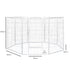 PaWz 8 Panel 40'' Pet Dog Playpen Puppy White 2.5kg Venison-1864183335576801282