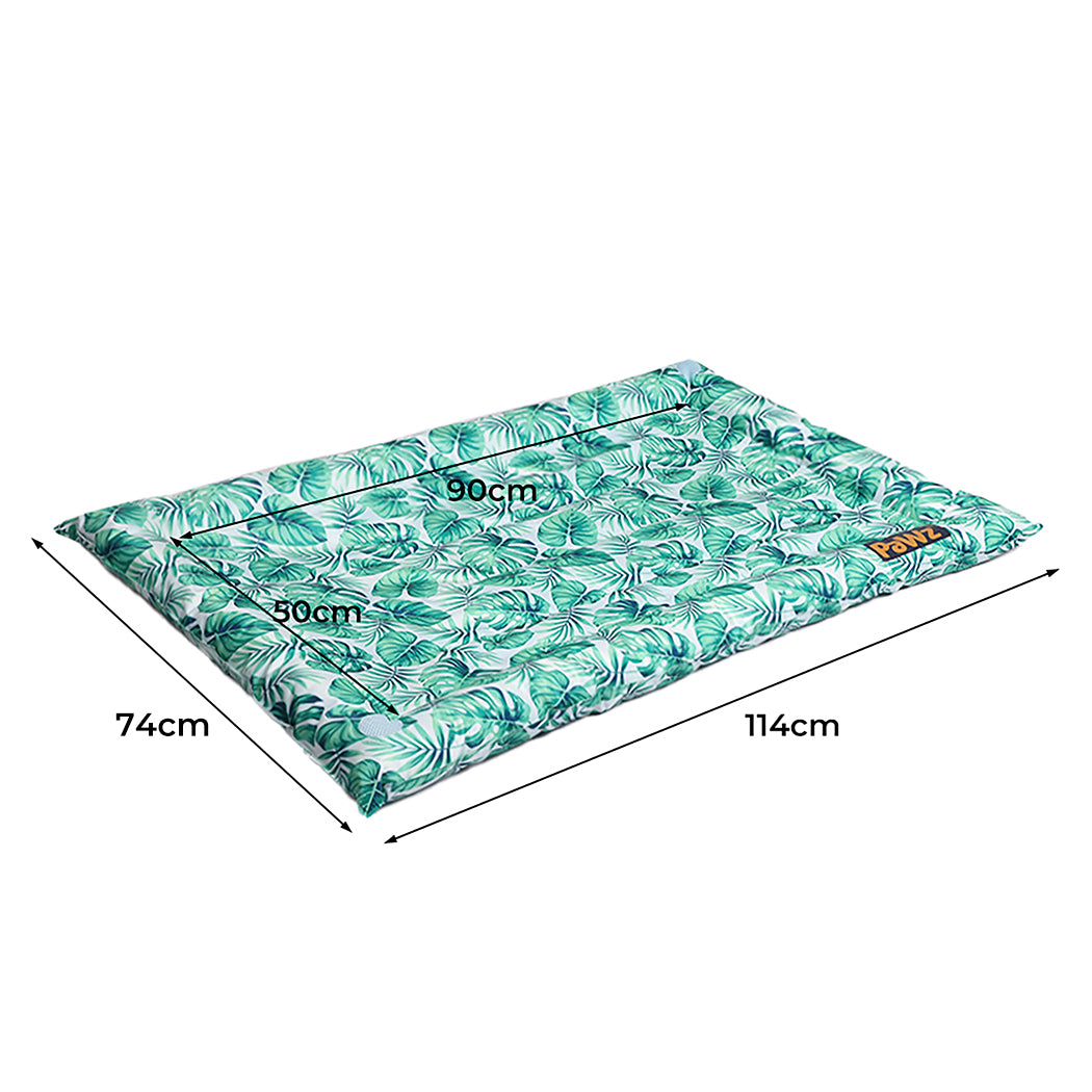 PaWz Pet Cool Gel Mat Cat Bed Dog Bolster L Large-2018816723670667266