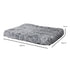 PaWz Dog Mat Pet Calming Bed Memory XXL Charcoal XX-Large-1864184531305762818