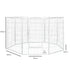 PaWz 8 Panel 40'' Pet Dog Playpen Puppy White 2.5kg Venison-2018816907372793858