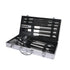 BBQ Tool Set 10‑Piece – Stainless Steel Grill Accessories with Case