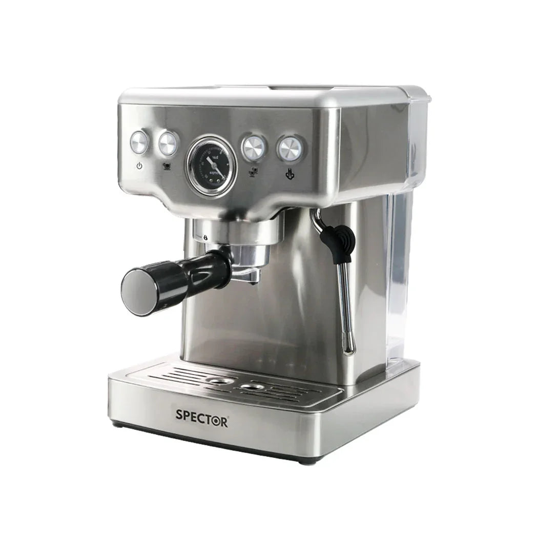Spector 20 Bar Coffee Machine Espresso Maker with Milk Frother-2006733281269256192