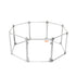 Pawz Pet Playpen Transparent Acrylic Clear Folding Dog Fence Kennel 8 Panel-2029387246305677312