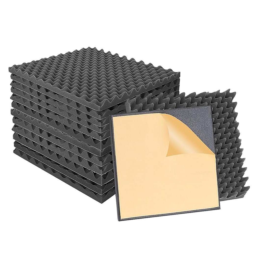 14PC Acoustic Foam Wall Panels 50x50x5cm-1894516804487876608