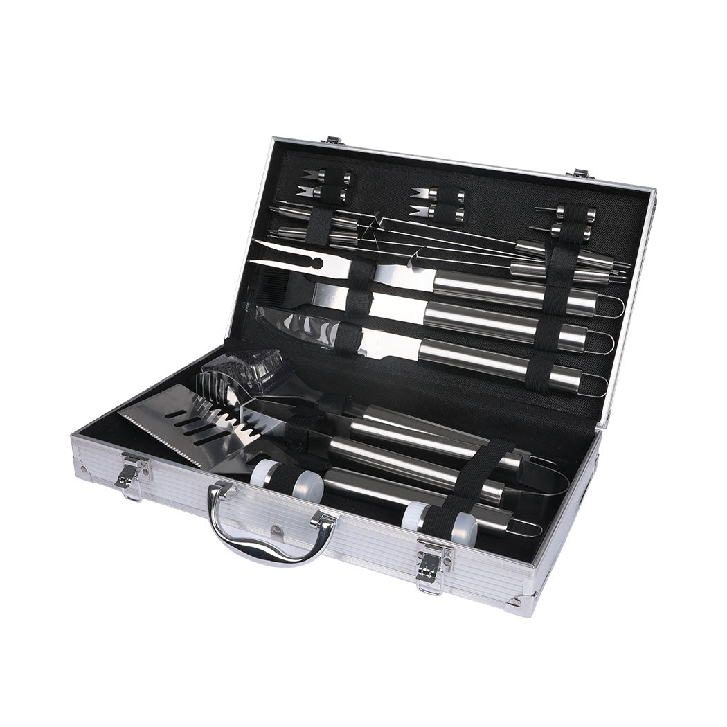 Moyasu 18Pcs BBQ Tool Set Stainless-1864183157444710400