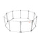 Pet Playpen Transparent Acrylic Clear Folding Dog Fence Kennel 10 Panel