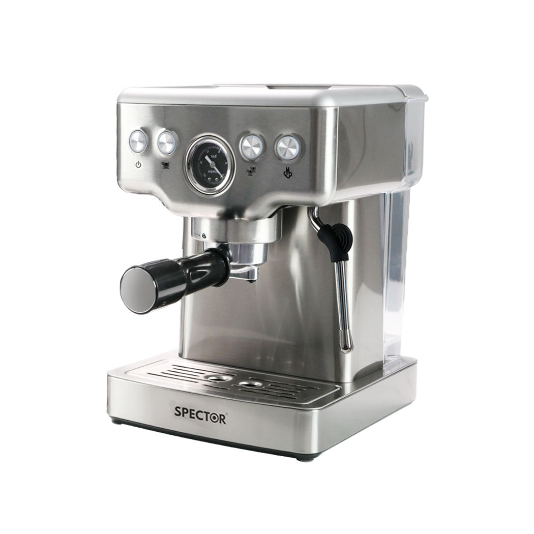 Spector 20 Bar Coffee Machine Espresso Maker with Milk Frother-1899652500944982016
