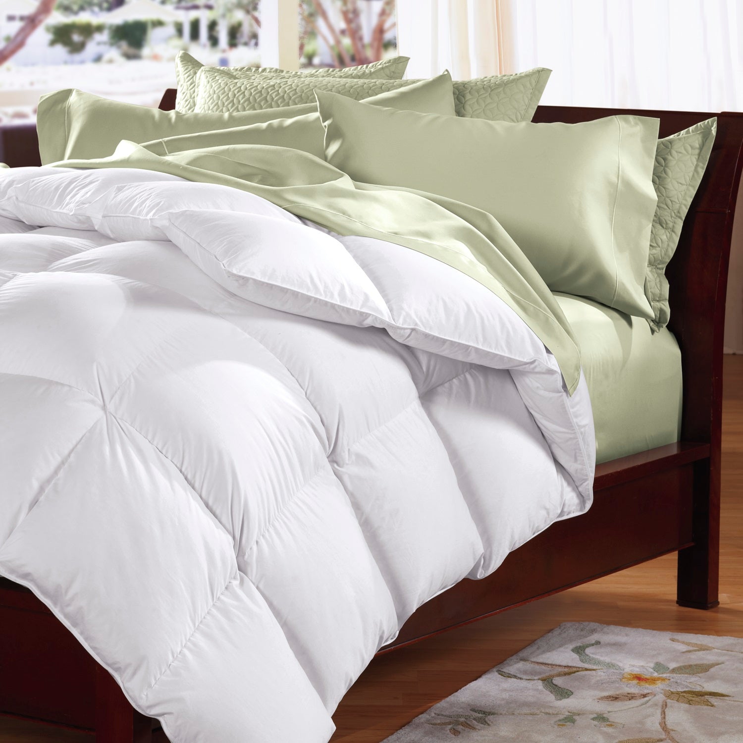 Royal Comfort Goose Feather & Down Quilt - Double - 500GSM-1889884819396104192