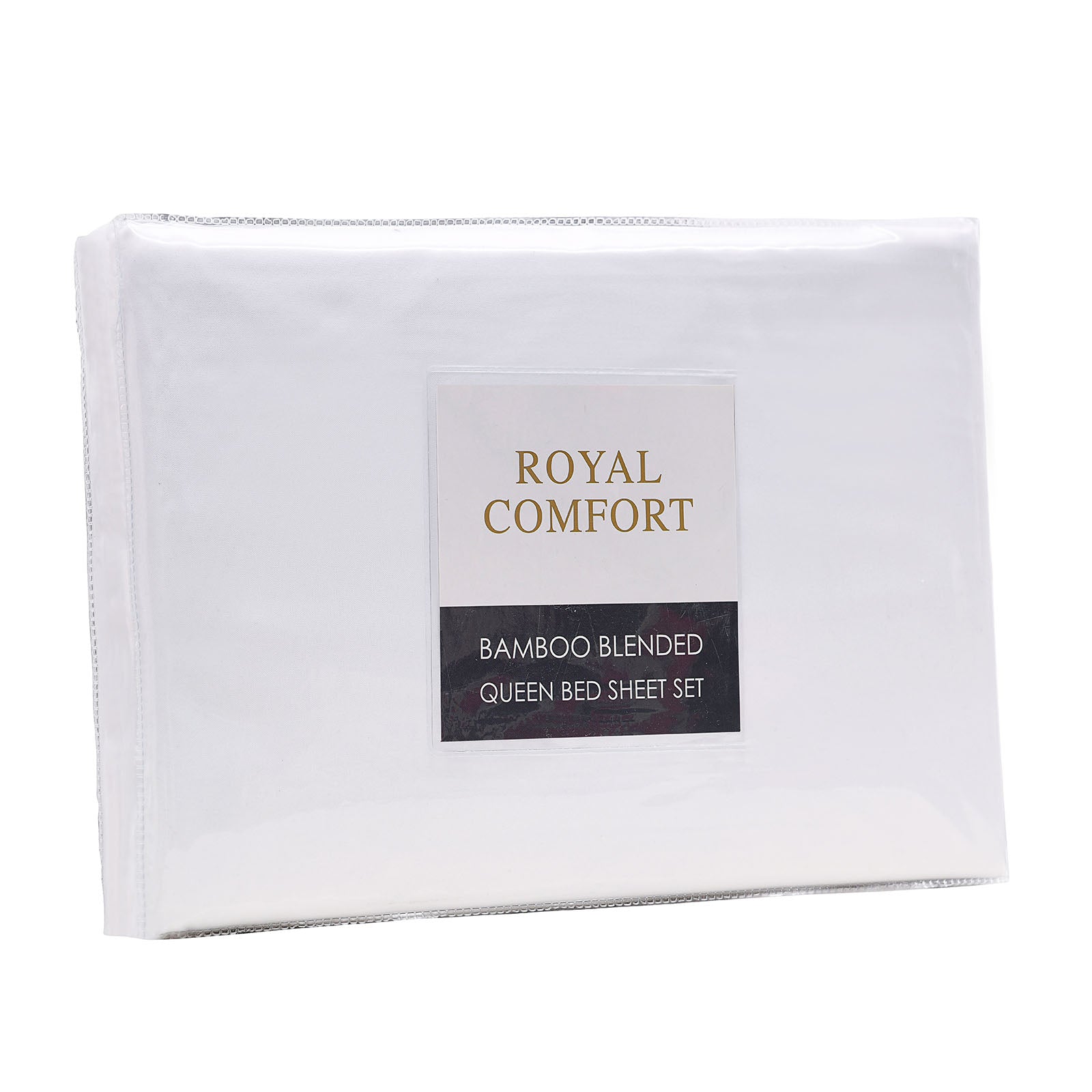 Royal Comfort Blended Bamboo Sheet Set White - Queen-1951134848420810754
