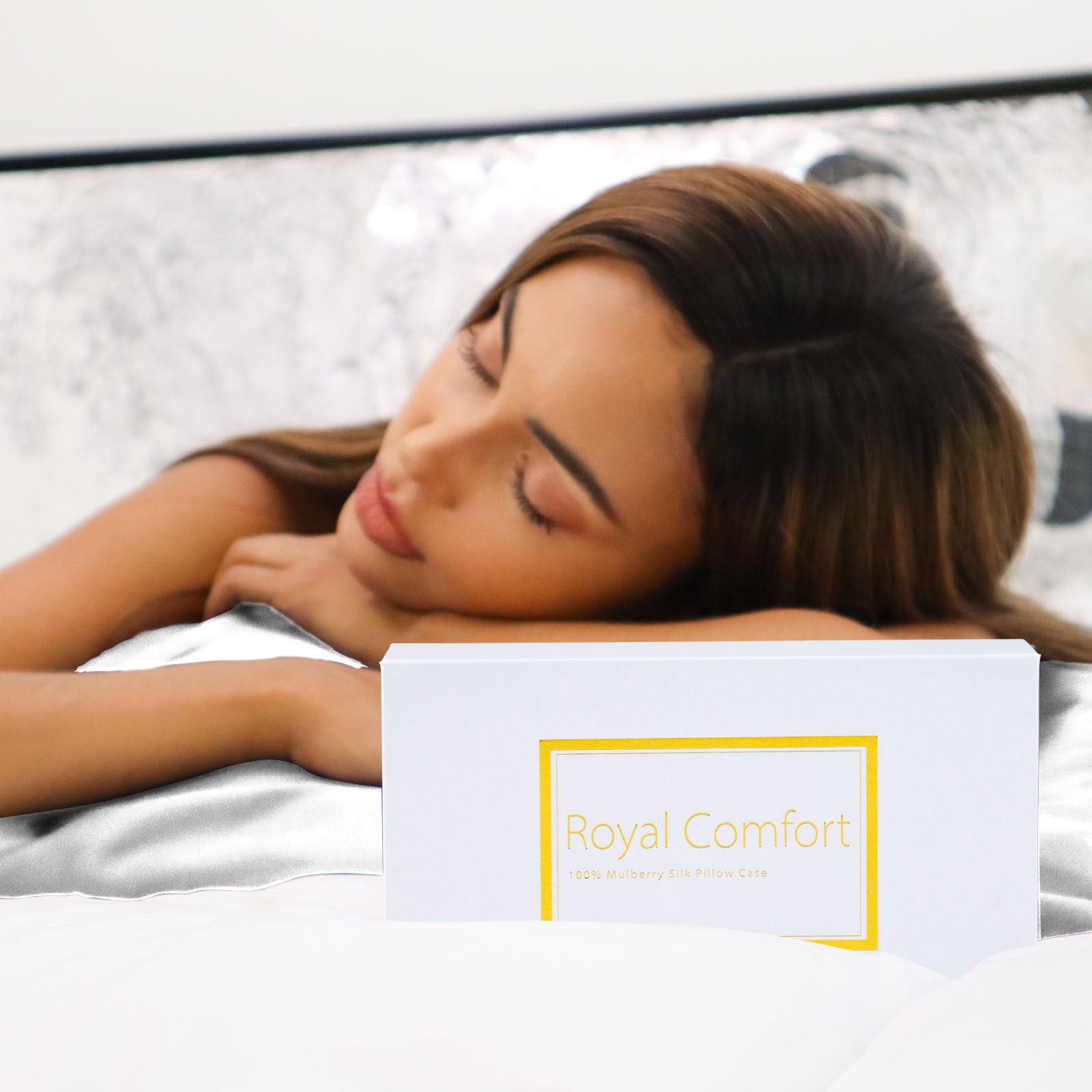 MULBERRY SILK PILLOW CASE TWIN PACK - SIZE: 51X76CM - WHITE-1951134812123303943