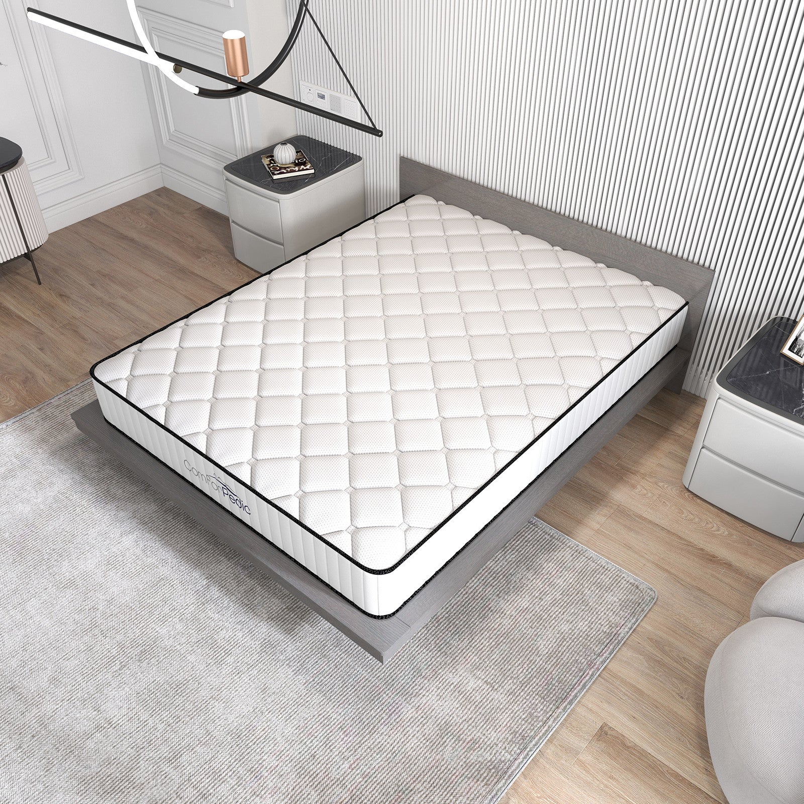 Royal Comfort Comforpedic Bonnell Spring Mattress - Queen-1951134904859365380