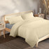 Royal Comfort Blended Bamboo Quilt Cover Sets -Dark Ivory-Double-1889884803554217984