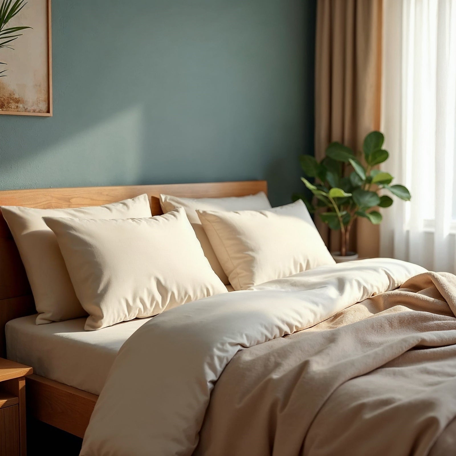 Royal Comfort 1000TC Cotton Blend Quilt Cover Sets King - Pebble-1902483605968523265