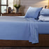 Royal Comfort - 250TC 100% Organic Cotton 4 Piece Sheet Set - Double - Indigo-1889884840711557120