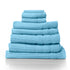 Royal Comfort Eden Egyptian Cotton 600 GSM 8 Piece Towel Pack Aqua-1899951223084290048