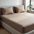 Royal Comfort 1500TC Cotton Rich Fitted sheet 3 PC Set Double-Stone-1902483612369031171