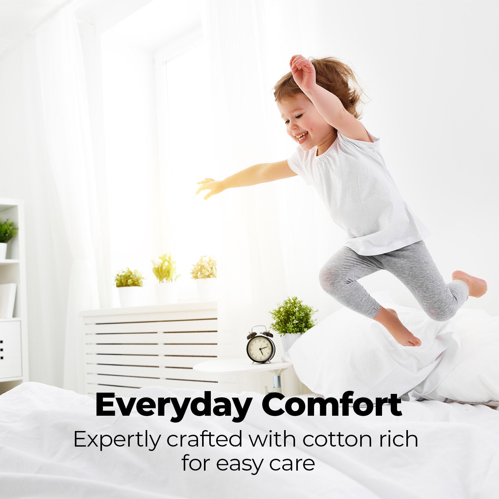 Royal Comfort 1500TC Cotton Rich Fitted sheet 3 PC Set Double-Indigo-1889884860848410630