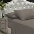 Royal Comfort 1200 Thread count Damask Stripe Cotton Blend sheet sets King Pewter-1902483612520026112