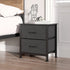 Levede Storage Cabinet Chest of 2 Drawers Dark Grey-2018816789273776135
