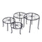 4 x Levede Metal Plant Stand Outdoor Black-1894516825329373185