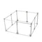 Pawz Pet Playpen Transparent Acrylic Clear Folding Dog Fence Kennel 8 Panel-2029387246305677313