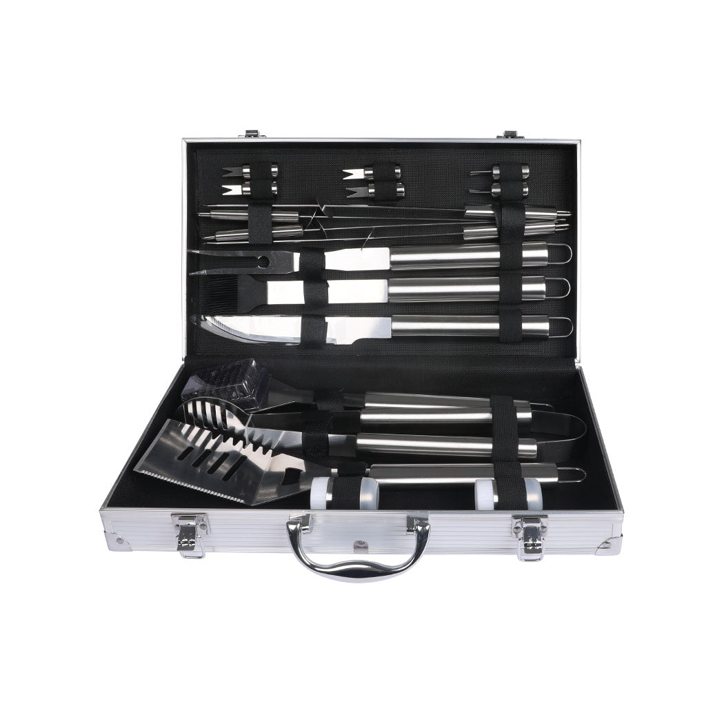 Moyasu 18Pcs BBQ Tool Set Stainless-1864183157444710401