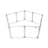 Pawz Pet Playpen Transparent Acrylic Clear Folding Dog Fence Kennel 10 Panel-1864184563408965633