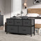 Levede Chest of 5 Drawers Storage Cabinet Dark Grey-2006733262080315399