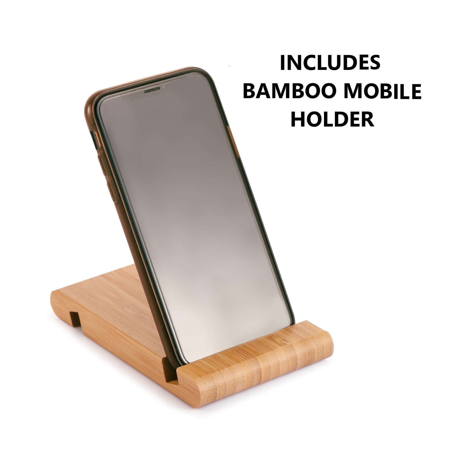 CARLA HOME 3 Pieces Bamboo Cutting Board with Juice Groove and Mobile Holder included for Home Kitchen-1992735302468374533