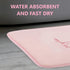 CARLA HOME Extra Thick Memory Foam & Super Comfort Bath Rug Mat for Bathroom (60 x 40 cm, Pink)-1992735299377172486