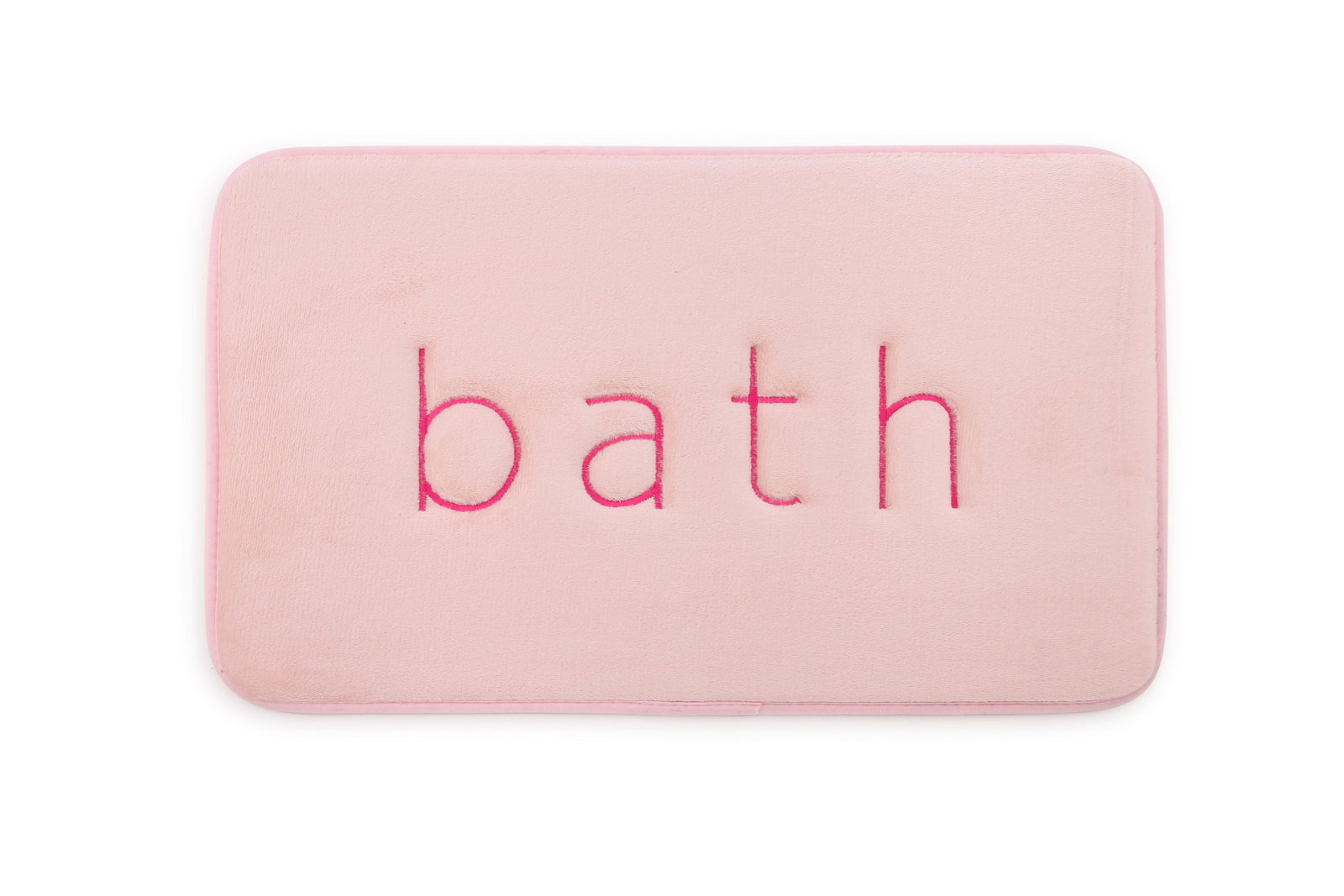 CARLA HOME Extra Thick Memory Foam & Super Comfort Bath Rug Mat for Bathroom (60 x 40 cm, Pink)-1992735299377172480