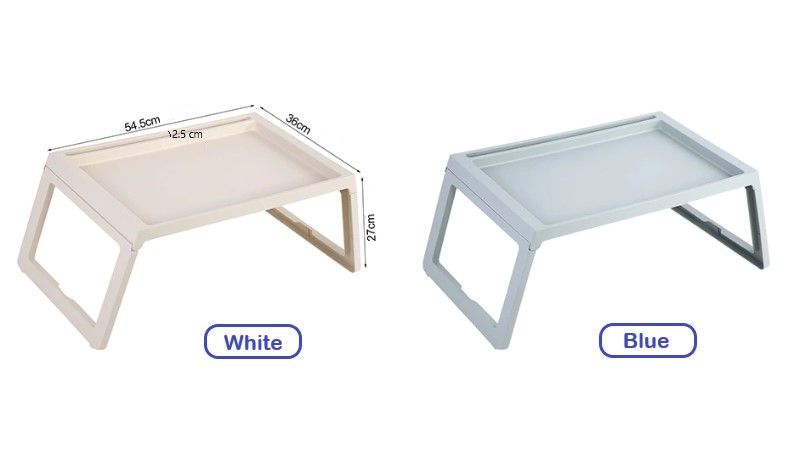 CARLA HOME Multifunction Laptop Bed Desk with foldable legs for Home Office (White)-1978962240203788297