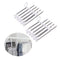CARLA HOME  2 Pack Stainless Steel Adjustable 5 in 1 Pants Hangers Non-Slip Space Saving for Home Storage-1992735284936183808
