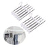 CARLA HOME  2 Pack Stainless Steel Adjustable 5 in 1 Pants Hangers Non-Slip Space Saving for Home Storage-1992735284936183808