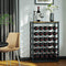 CARLA HOME 6-Tier Freestanding Wine Rack for 30 Bottles with Wood Countertop and Sturdy Metal Frame-1992735287175942145