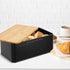 CARLA HOME Bread Bin with Bamboo Lid used as Chopping Board for Kitchen Countertop-1992735287352102920