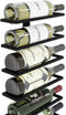 CARLA HOME Metal Wall Mount Wine Rack for Wine Bottles, Liquor, Champagne (Holds 10 Bottles)-1992735283359125505