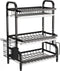 CARLA HOME Dish Drying Rack 3 Tier Large Capacity Kitchen Storage with Utensil and Cutting Board Holder-1992735288283238408