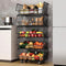CARLA HOME Metal 5-Tier Rolling Vegetable and Fruit Basket Cart Stand for Kitchen-1992735284772605952
