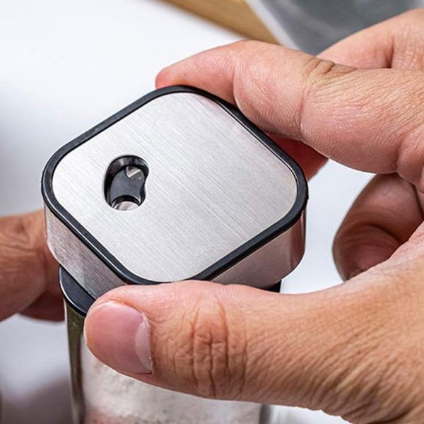 CARLA HOME Rotating Spice Rack Organizer with 20 Glass Jars for Kitchen Countertop-1992735296076255237