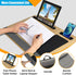 CARLA HOME Oversized Portable Lap Desk with Cushion,Mouse Pad, Tablet and Phone Holder which Fits Up to 17 Inch Laptops for Bed or Sofa (Brown)-1992735301461741572