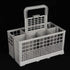 CARLA HOME 8 Slot Universal Dishwasher Cutlery Basket with Handle and Lid which Fits Most Brands (240mm X 135mm X 122mm)-1978962256494465030