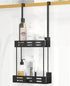 CARLA HOME Over the Door 2-tier Shower Caddy Organizer Shelf with Hooks for Bathroom-1992735298336985088