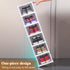 CARLA HOME 3-Tier Stackable Shoe Storage Box Organizer with Clear Door for Closet, Entryway or Cabinet-1992735295149314053