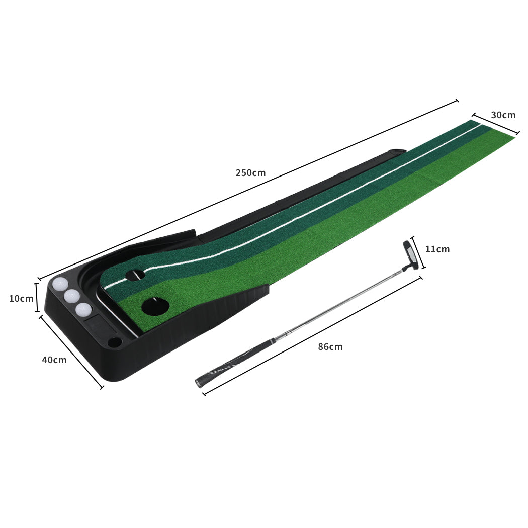 Centra Golf Putting Mat 250cmx40cm Portable-1864183573372866562