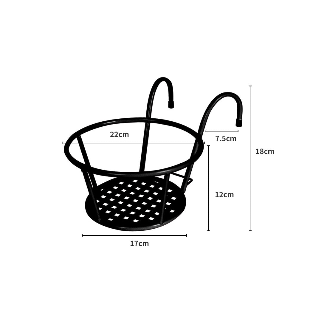 Levede 1x Flower Holder Plant Stand Black-1910112814924697602