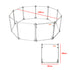 Pawz Pet Playpen Transparent Acrylic Clear Folding Dog Fence Kennel 10 Panel-1864184563408965634