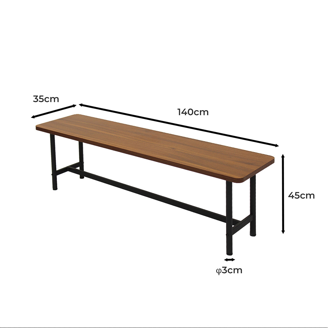 Levede 1XDining Chairs Bench Chair 2-3 Seater140cm-1864183289942773762